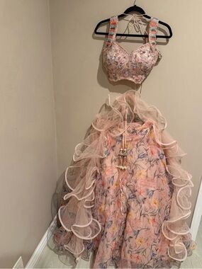 NWT Pink Floral Lengha